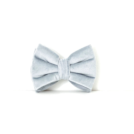 Velvet Bow Tie - Dove