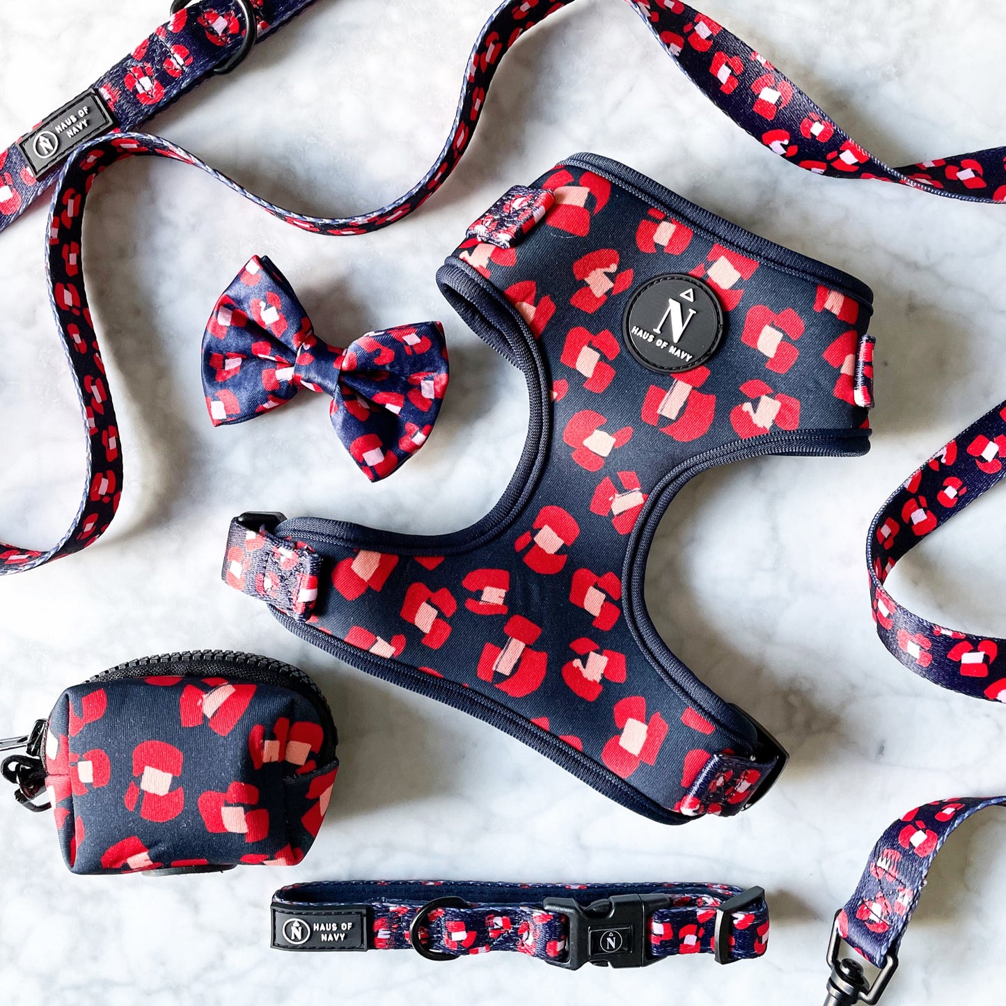 Adjustable Harness - Modern Poppy