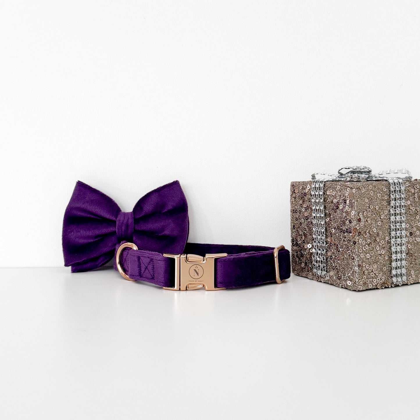 Velvet Bow Tie - Royalty