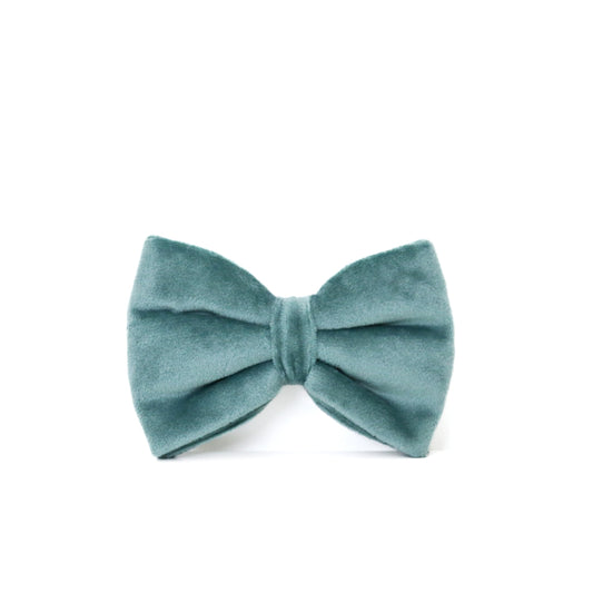Velvet Bow Tie - Sage Me