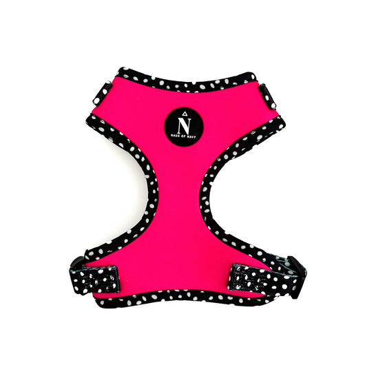 Adjustable Harness - Speckled Hot Pink