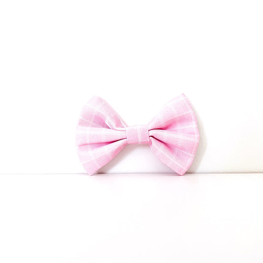 Bow Tie - Pink Plaid