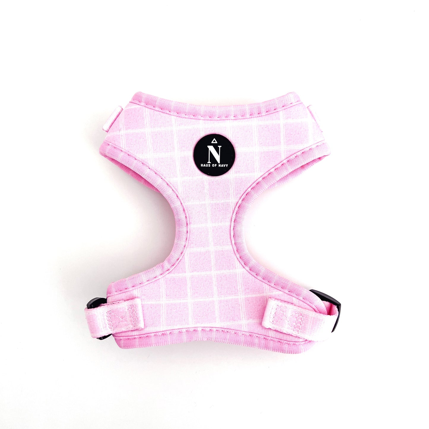 Adjustable Harness - Pink Plaid